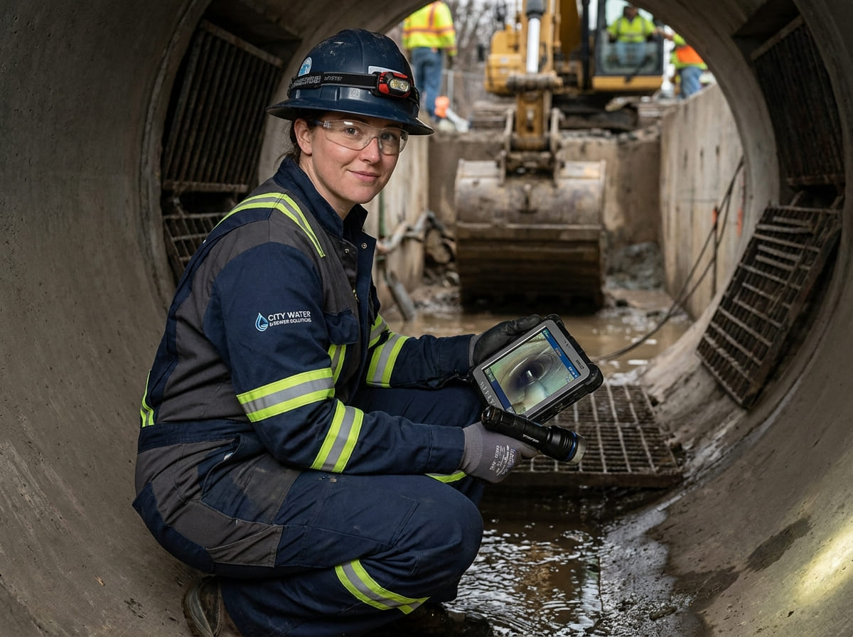 Sewer Line Inspection & Replacement in Woden